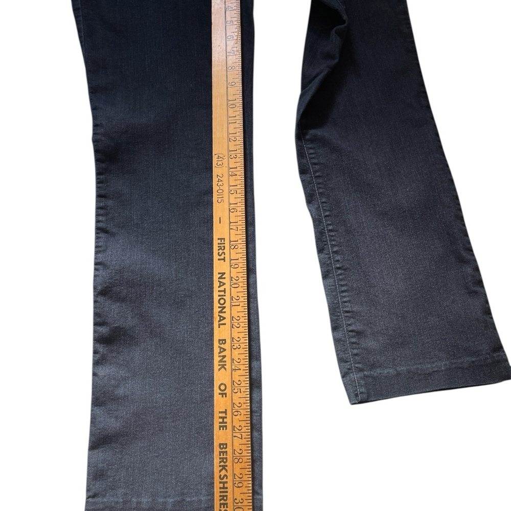 NYDJ jeans size 6. Straight leg, Dark wash, gently used - Picture 7 of 9